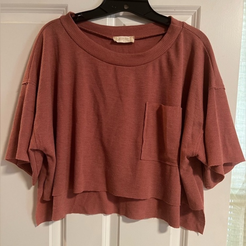 Women's Mauve Cropped Top